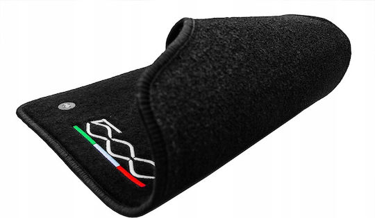 Me Premium Set of Front and Rear Mats 4pcs for Fiat 500 Black