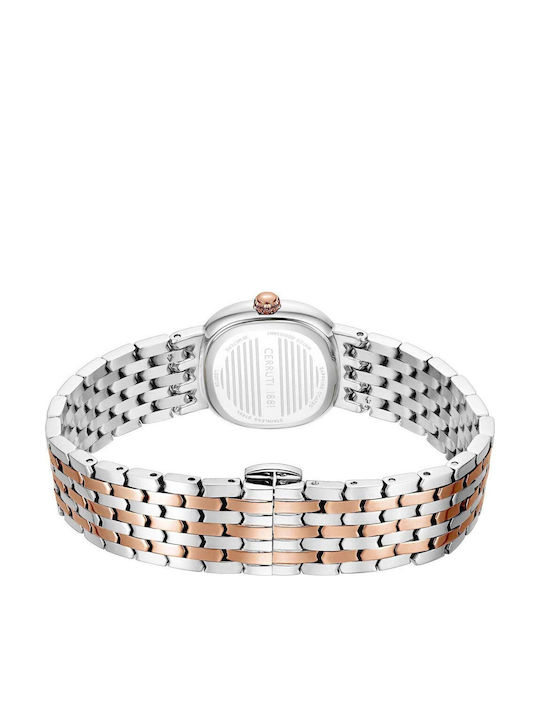 Cerruti Ceas de Damă cronograf cu Multicolor Brățară Metalică