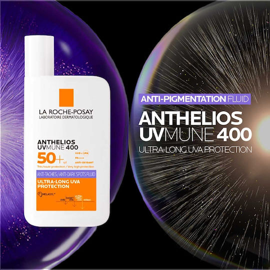 La Roche Posay Anthelios UVMUNE 400 Αδιάβροχο Αντηλιακό Προσώπου SPF50+ 50ml