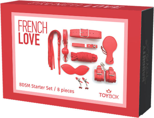 ToyBox BDSM Kit in Rot Farbe