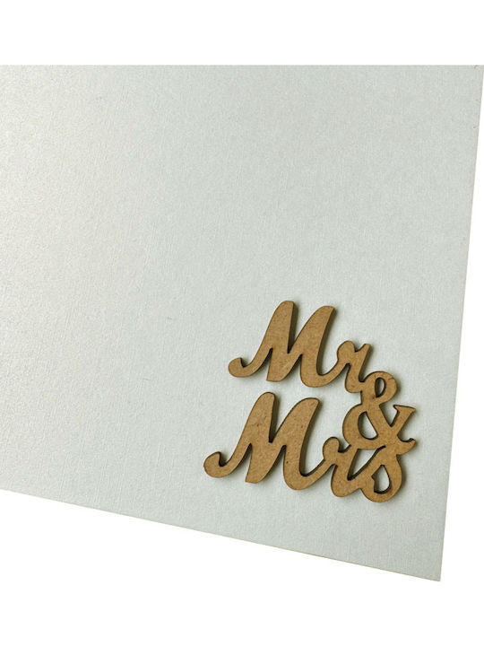 Themagio Wedding Wish Book 27x20cm Ecru Mr&mrs