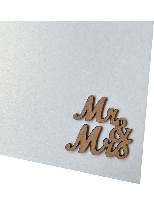 Themagio Wedding Wish Book 27x20cm White Mr&mrs