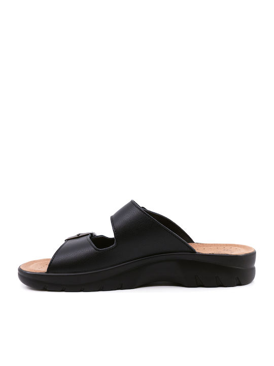 Herrensandalen in Schwarz Farbe