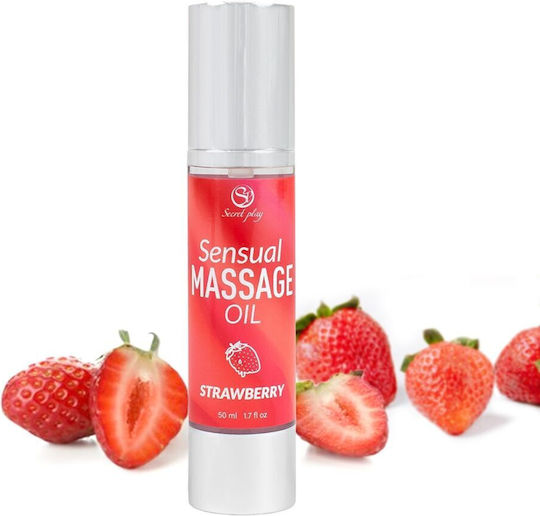 Secretplay Massageöl mit Duft Erdbeere 50ml