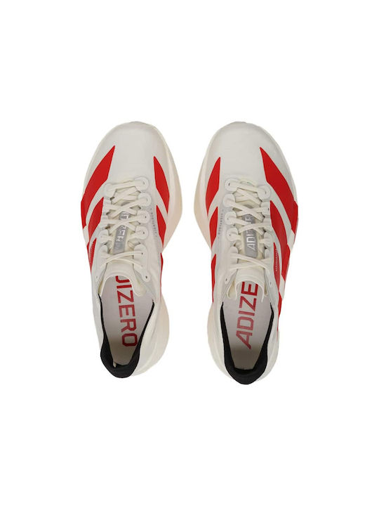 Adizero Adios Pro 4 Sport Shoes Running Off White / Better Scarlet / Core Black