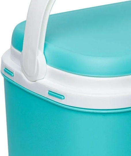 Frigider portabil pentru camping și plajă 6L 19x29x20.5cm 6L Turcoaz