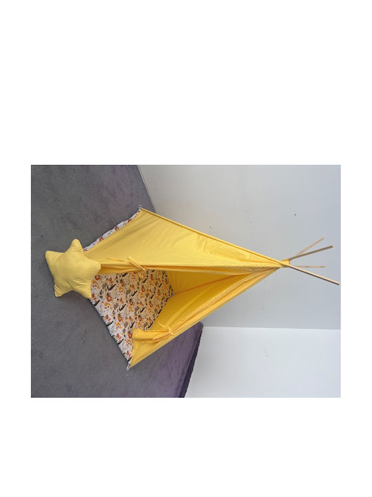 Kids Indian Teepee Play Tent 180023027 Yellow