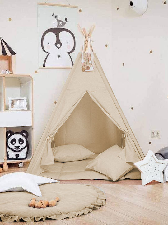 Kinderspielzelt Indisch Beiges