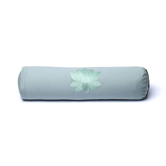 Bolster Yoga Στρογγυλό Μαξιλάρι Γιόγκα Lotus Yogi & Yogini Organic Cotton 60χ16cm