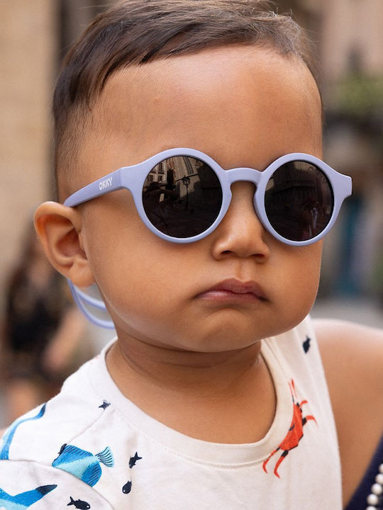 Okky Στρογγυλά Βρεφικά Γυαλιά Ηλίου με Polarized Φακό Πράσινα για 1-3 Ετών