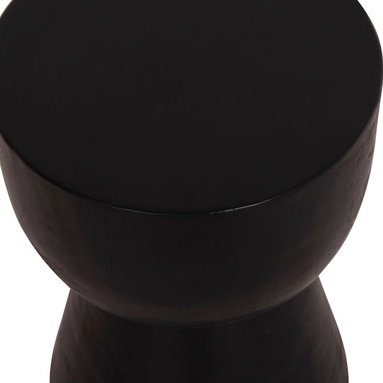 Hocker Für das Wohnzimmer Hölzernes Suar Black 30x30x45cm