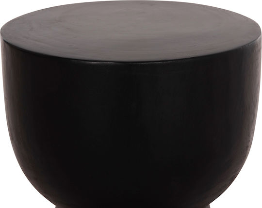 Hocker Für das Wohnzimmer Hölzernes Suar Black 30x30x45cm