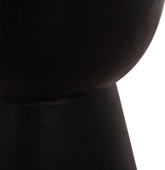 Hocker Für das Wohnzimmer Hölzernes Suar Black 30x30x45cm