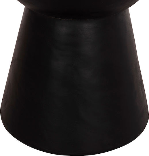 Hocker Für das Wohnzimmer Hölzernes Suar Black 30x30x45cm