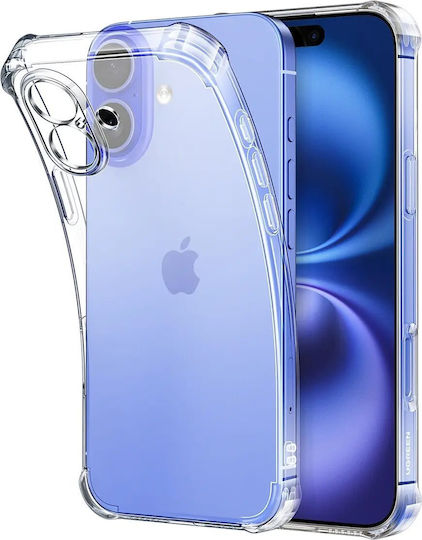 Ugreen Bright Cushion Задна корица Силикон 0.9мм Прозрачен (iPhone 16 Plus)