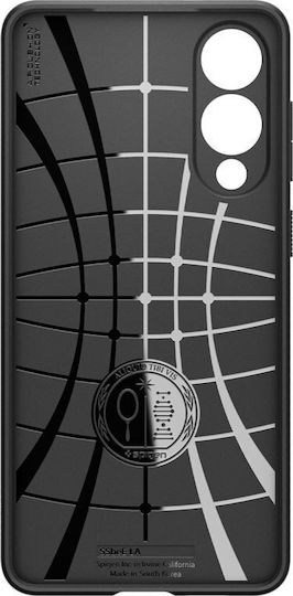 Spigen Liquid Air Umschlag Rückseite Silikon 0.3mm Schwarz (Galaxy S25 Edge)