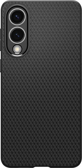 Spigen Liquid Air Umschlag Rückseite Silikon 0.3mm Schwarz (Galaxy S25 Edge)