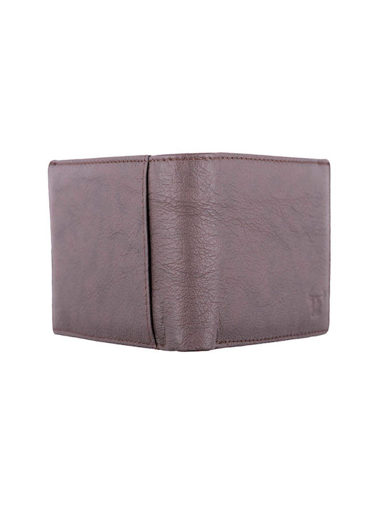 Leather Men's Wallet Classic Brown
