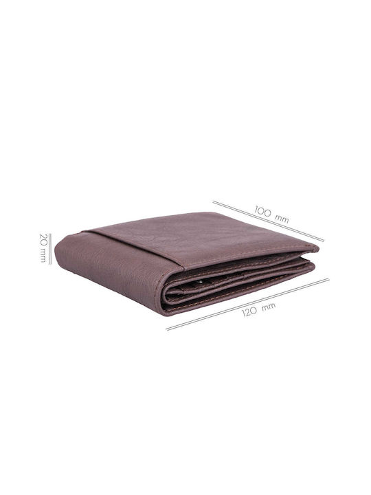 Leather Men's Wallet Classic Brown