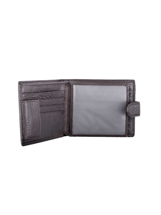 Leather Men's Wallet Classic Brown