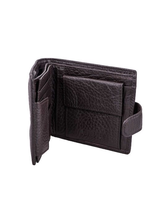Leather Men's Wallet Classic Brown