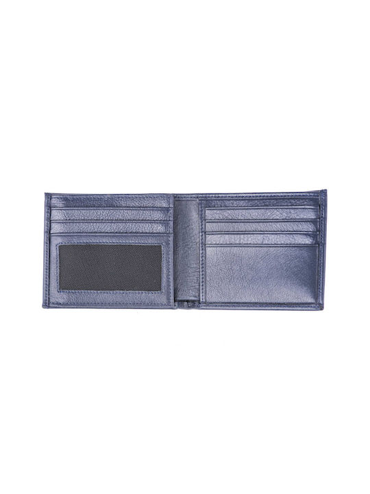 Leder Herren Geldbörse Blau