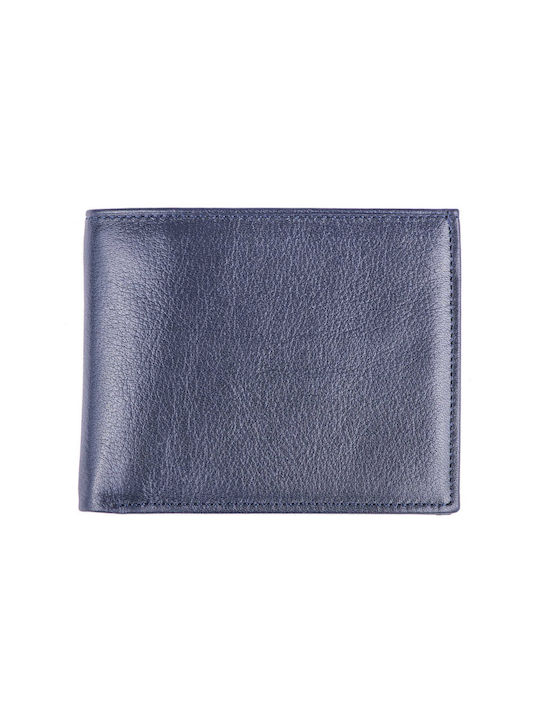 Leder Herren Geldbörse Blau
