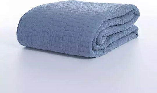 Nef-Nef Homeware Pointer Κουβερλί Υπέρδιπλο Βαμβακερό Blue (97) 240x230cm