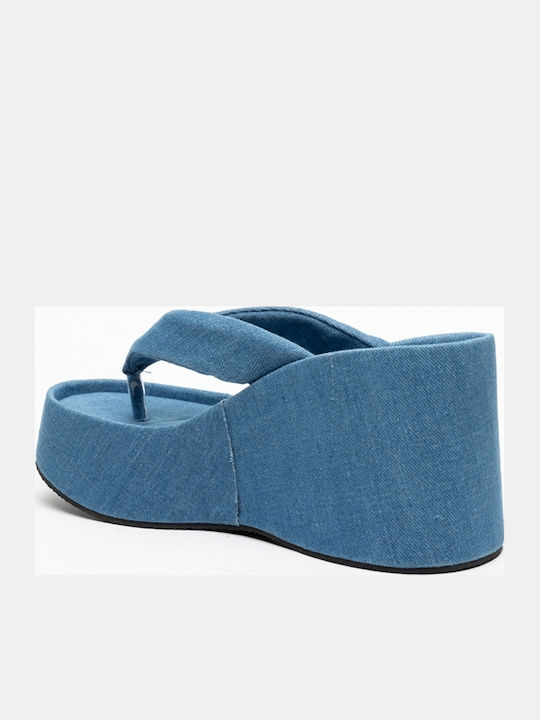 Women's Platform Shoes Blue