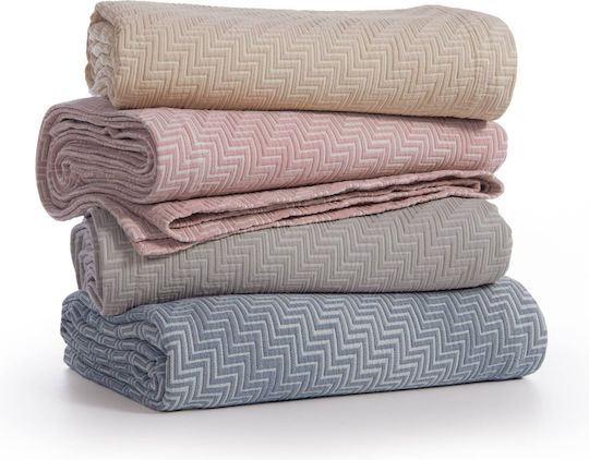 Nef-Nef Homeware Chevie Double Blanket 230x250cm Gray