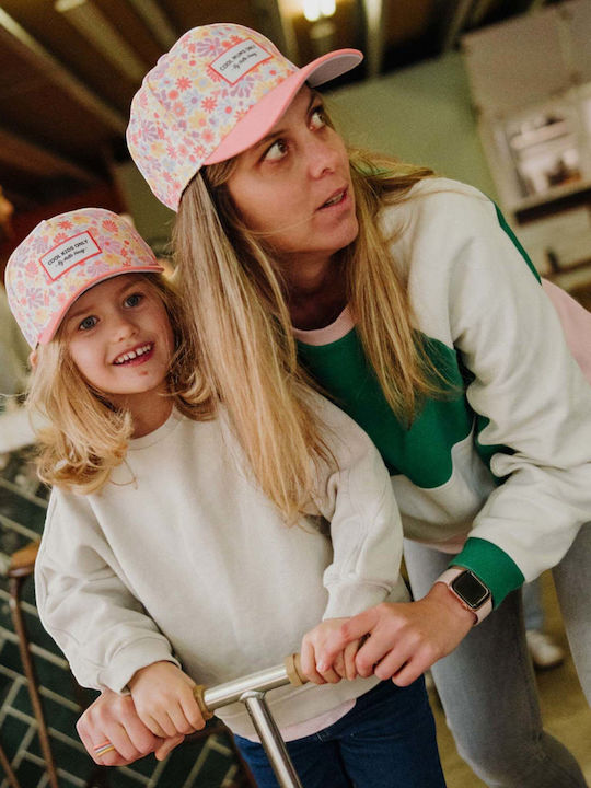 Hello Hossy Mom's Jockey Cap Retro Flowers