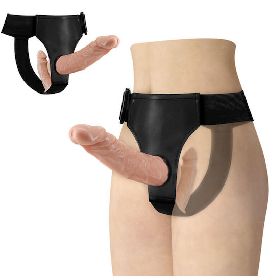 Ham pentru strap-on cu dildo 180mm & 150mm