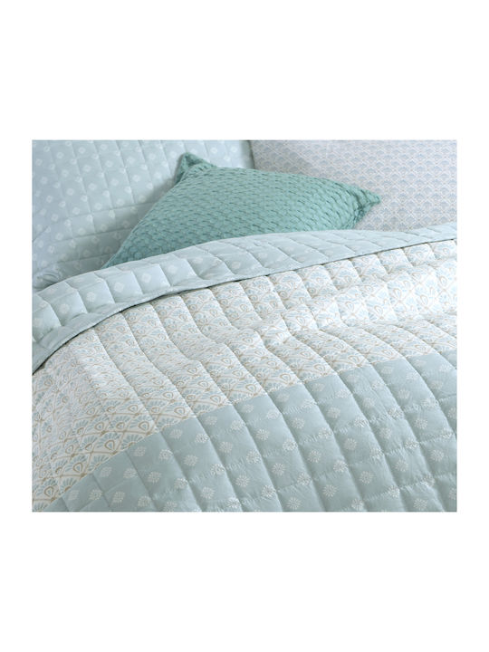 Nef-Nef Homeware Keylan Κουβερλί Ημίδιπλο Microfiber Blue 180x240cm