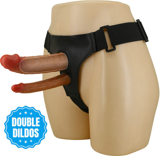 Double Strap On Dildo Harness