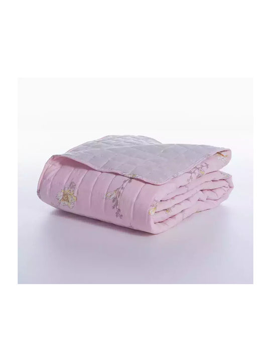 Nef-Nef Homeware Irida Coverlet Semi-double Microfiber Pink 180x240cm