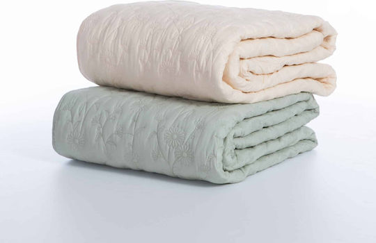 Überwurf Doppel Nef-nef Homeware Zinovia 230x240 Vanille