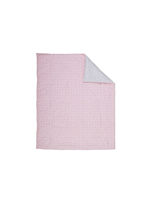 Nef-Nef Homeware Wings Of Joy Бебешка кувертюра Памук Розов 110x140см Nef-Nef Homeware Wings Of Joy Бебешка кувертюра Памук Розов 110x140см