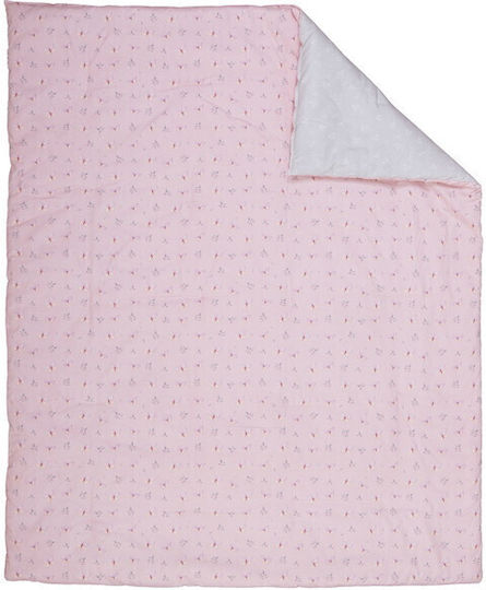 Nef-Nef Homeware Wings Of Joy Бебешка кувертюра Памук Розов 110x140см