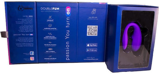 Vibrator for Couples with Remote Control Purple