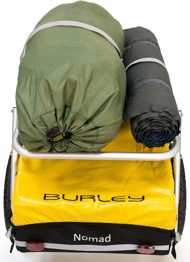 Burley Nomad Gepäckträger Fahrradanhänger Grau