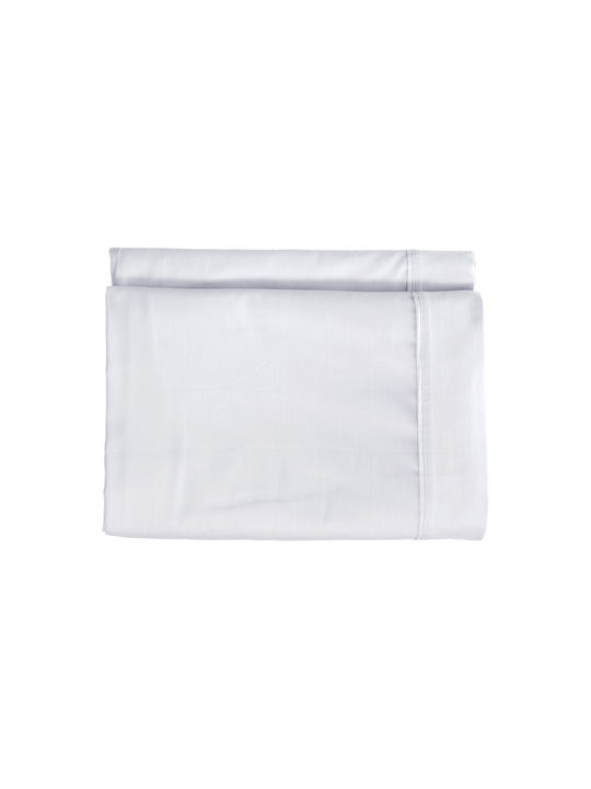Nef-Nef Homeware Elements Σεντόνι Υπέρδιπλο με Λάστιχο 160x200+35εκ. White