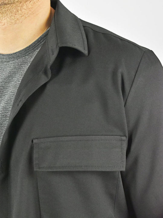 Set Cămașă și Pantaloni Justwest Negru Zh787/788
