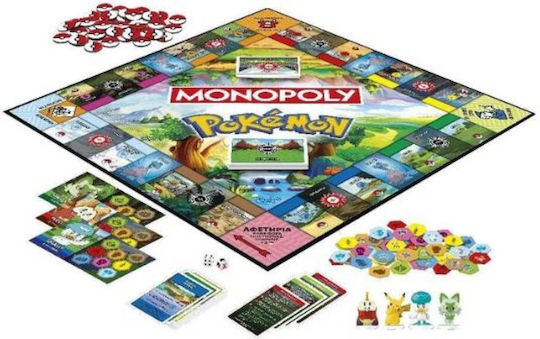 Board Game Monopoly Pokemon for 2-4 Players 8+ Years Old Hasbro
