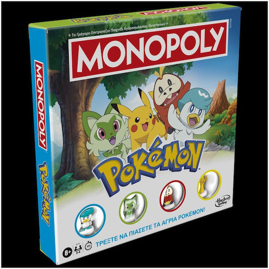 Board Game Monopoly Pokemon for 2-4 Players 8+ Years Old Hasbro