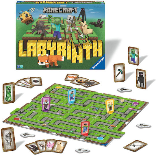 Board Game Minecraft Labyrinth for 2-4 Players 7+ Years Old (EN) Ravensburger
