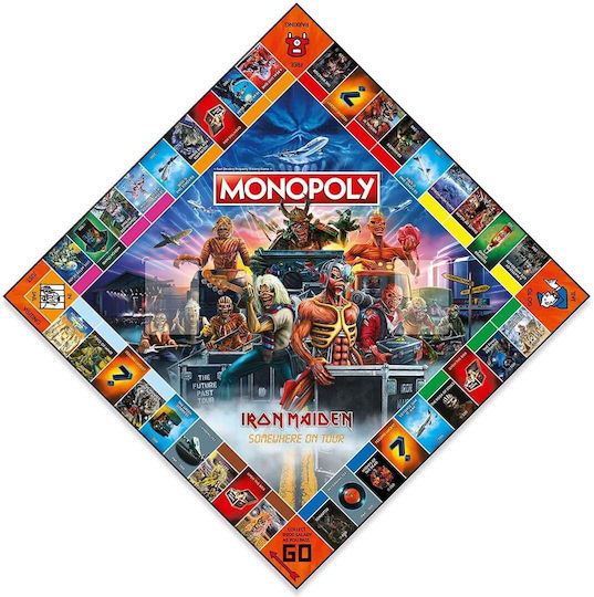 Επιτραπέζιο Παιχνίδι Monopoly Iron Maiden Edition για 2-6 Παίκτες 18+ Ετών (EN) Winning Moves