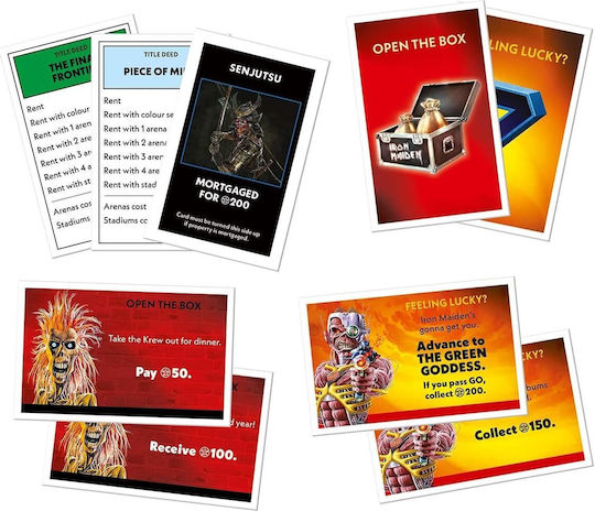 Επιτραπέζιο Παιχνίδι Monopoly Iron Maiden Edition για 2-6 Παίκτες 18+ Ετών (EN) Winning Moves