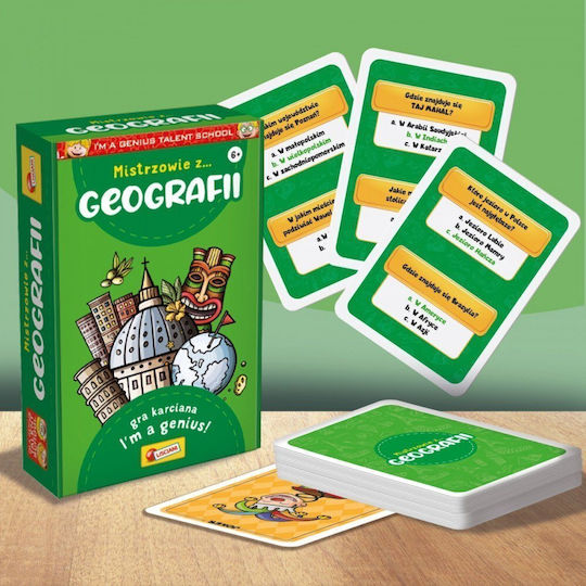 Board Game Geography Mastermind Interactive Learning Kit for 2-4 Players 6+ Years Old (PL) Lisciani Giochi
