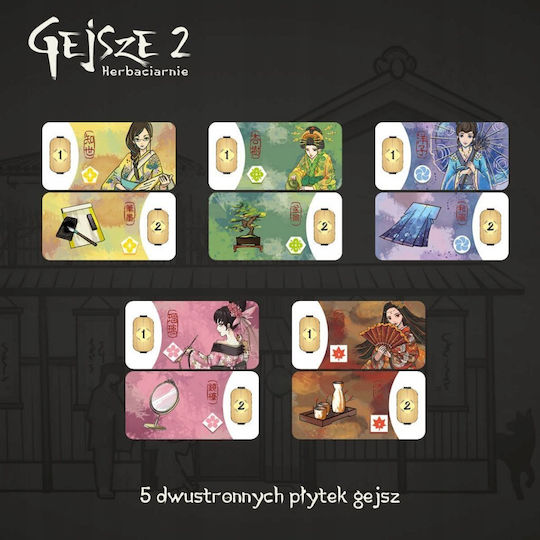 Board Game Imperial Geisha Artisan Tea Blend for 2 Players 10+ Years Old (PL) Nasza Ksiegarnia