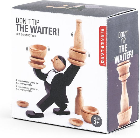 Board Game Don't Tip The Waiter for 1-2 Players 6+ Years Old Kikkerland